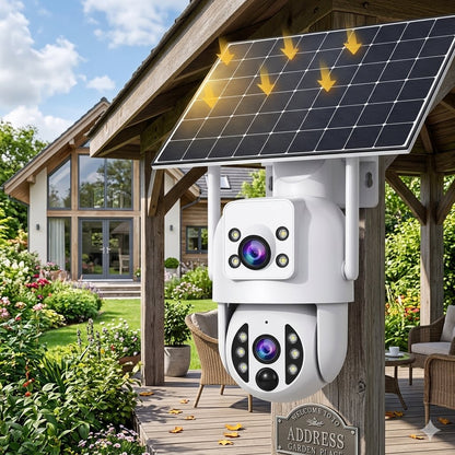 Smart 4K Ultra-HD Solar-Powered Wireless Security Camera