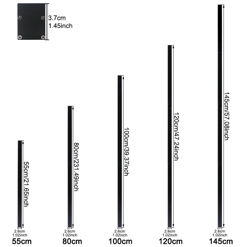 Sleek Energy Efficient Outdoor LED Wall Lamp