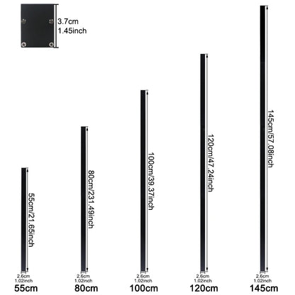 Sleek Energy Efficient Outdoor LED Wall Lamp