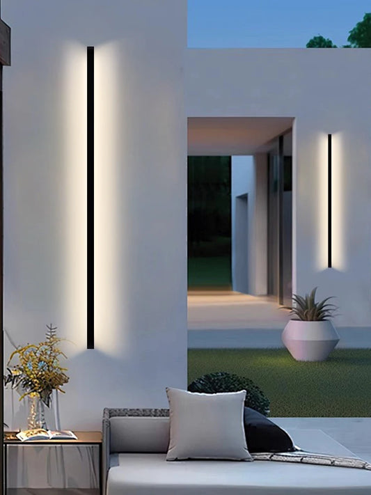 Sleek Energy Efficient Outdoor LED Wall Lamp
