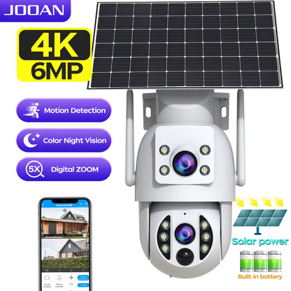 Smart 4K Ultra-HD Solar-Powered Wireless Security Camera