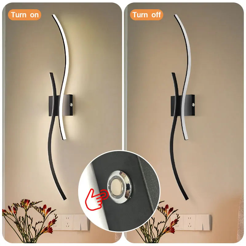 Elegant Designer Wireless Rechargeable Wall Sconce