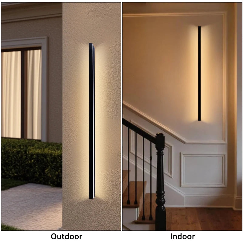 Sleek Energy Efficient Outdoor LED Wall Lamp
