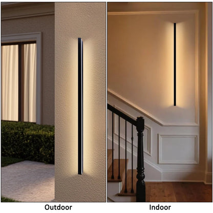 Sleek Energy Efficient Outdoor LED Wall Lamp
