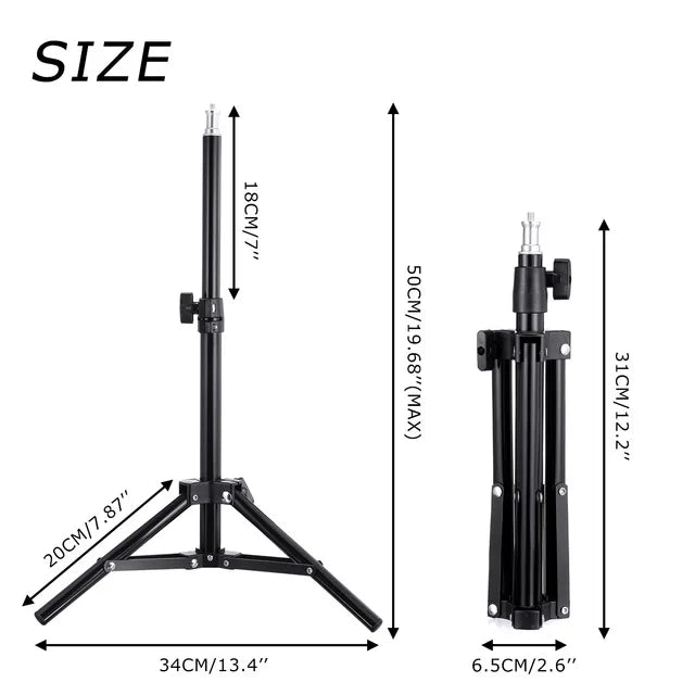 Stylish Fully Adjustable Selfie Ring Light