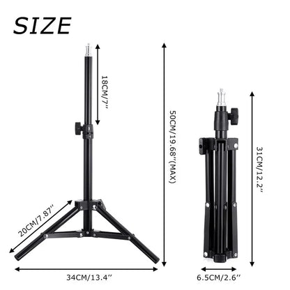 Stylish Fully Adjustable Selfie Ring Light