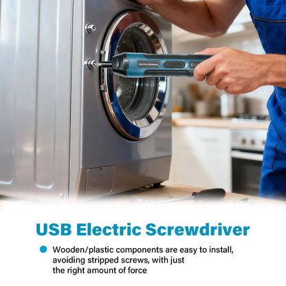 Premium Ergonomic Rechargeable Cordless Electric Screwdriver Set