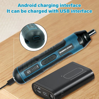 Premium Ergonomic Rechargeable Cordless Electric Screwdriver Set