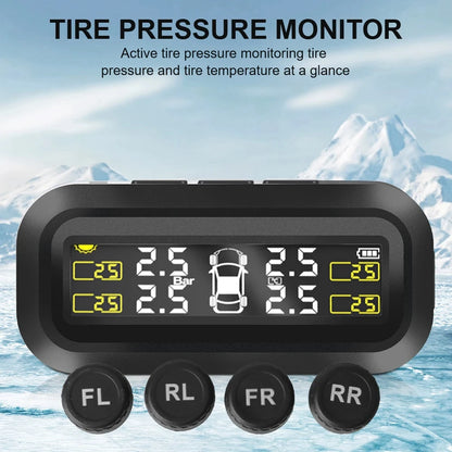 Eco-Friendly Premium Solar Power Tyre Pressure Monitor