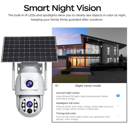 Smart 4K Ultra-HD Solar-Powered Wireless Security Camera