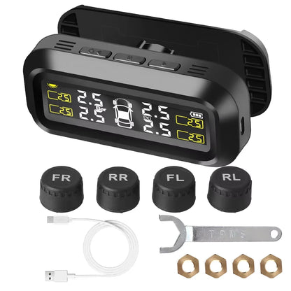 Eco-Friendly Premium Solar Power Tyre Pressure Monitor