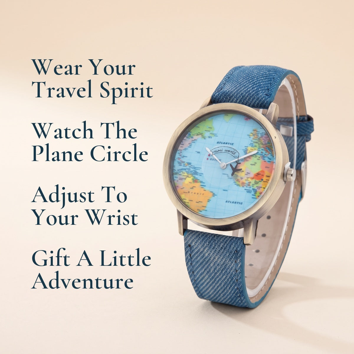 Blue Skybound watch with four everyday benefits